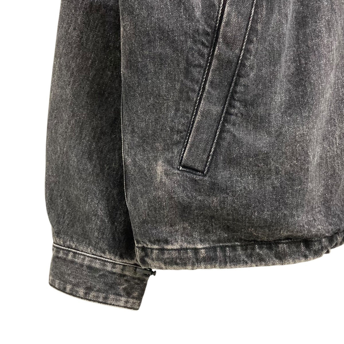 stein(シュタイン) 24SSCHEMICAL BLEACHED DENIM SHORT ZIP