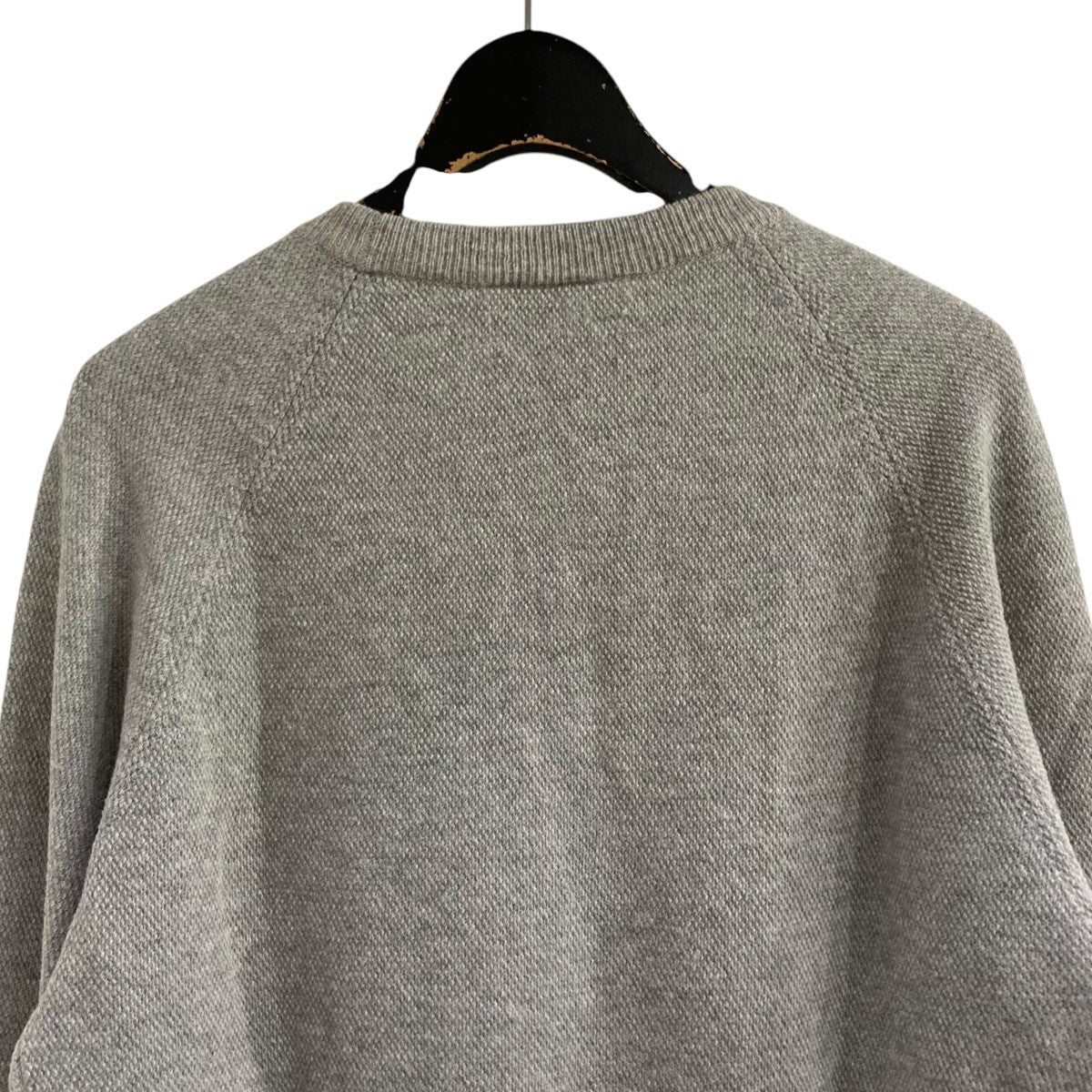 アレキサンダーマックイーン ALEXANDER McQUEEN ニットセーター 325076 ライトグレー サイズ：M ALEXANDER McQUEEN(アレキサンダーマックイーン) ニットセーター