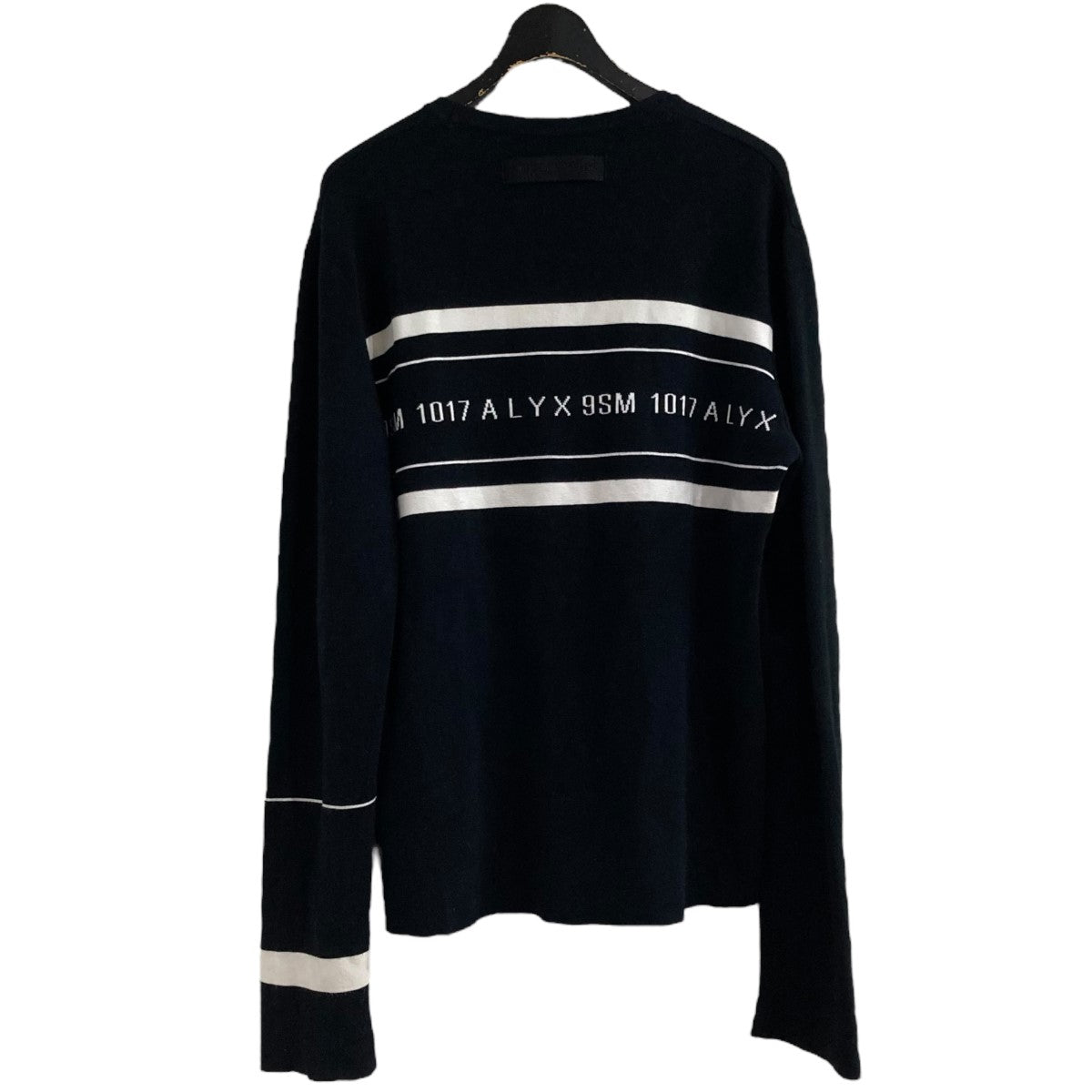 【入手困難✨】1017 ALYX 9SM アリクス 長袖ロンT 両袖ロゴ 黒 L 1017 ALYX 9SM】COLLECTION LOGO LONG SLEEVE T-SHIRT | AYIN