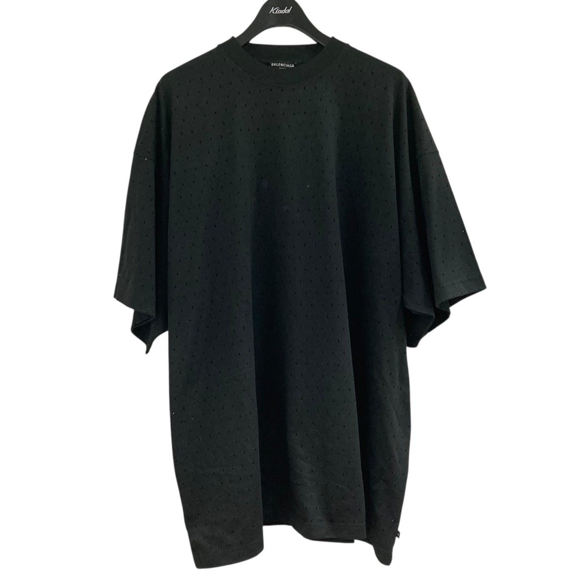 BALENCIAGA(バレンシアガ) 23SS ユーズド加工 テープロゴ T