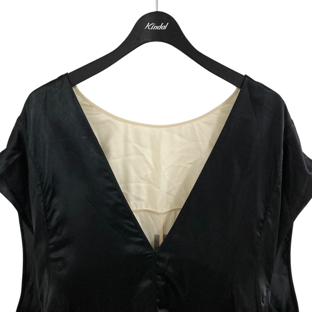 RICK OWENS Vネックカットソー 古着・中古-2枚目のアイテム画像