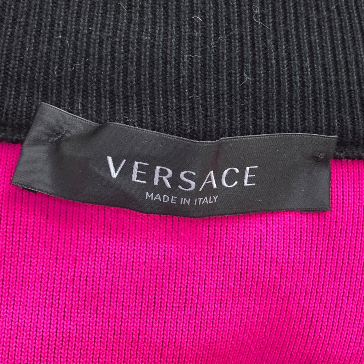 VERSACE(ヴェルサーチ) メドゥーサ ルネサンス ジップアップニット