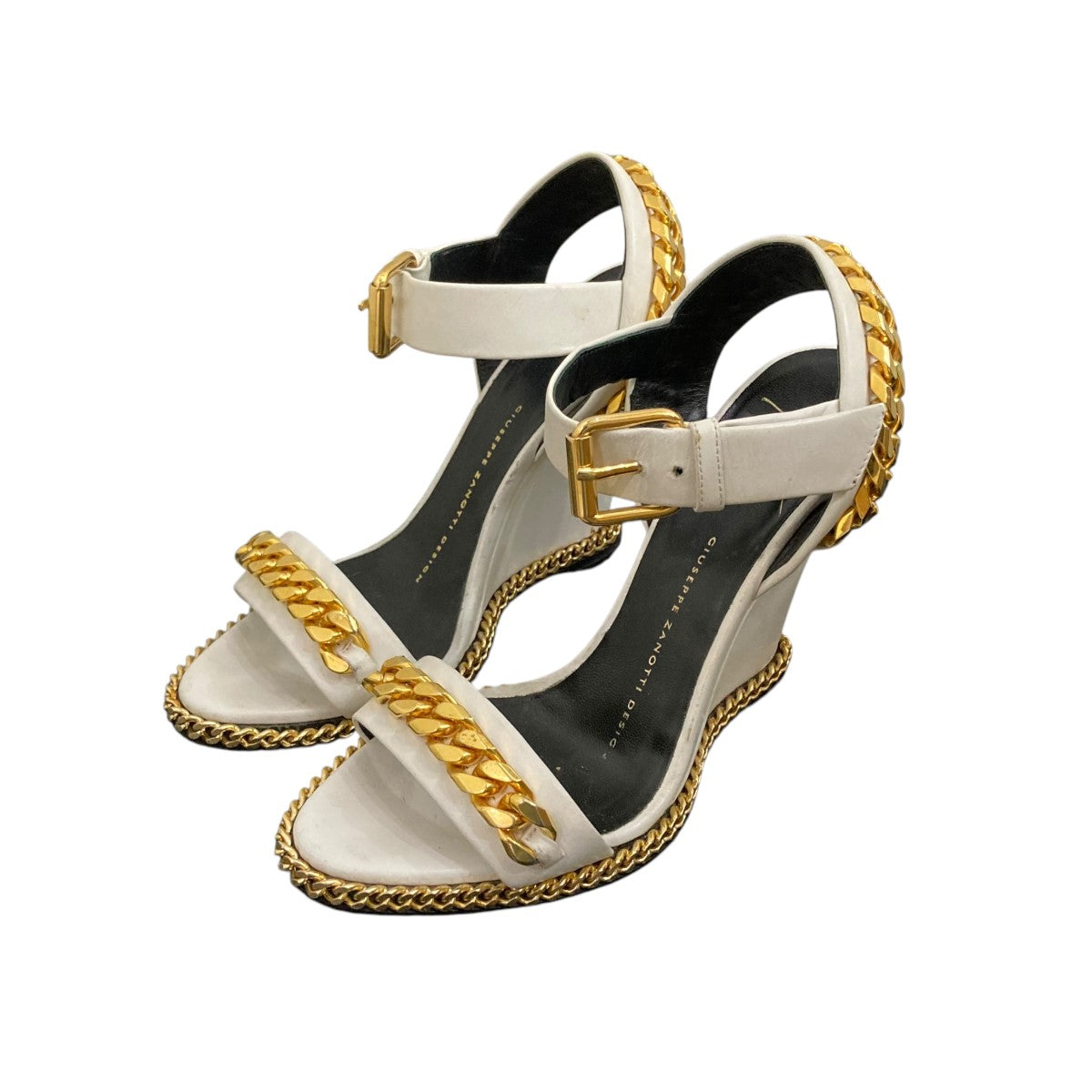 GIUSEPPE ZANOTTI チェーンサンダル 古着・中古-1枚目のアイテム画像
