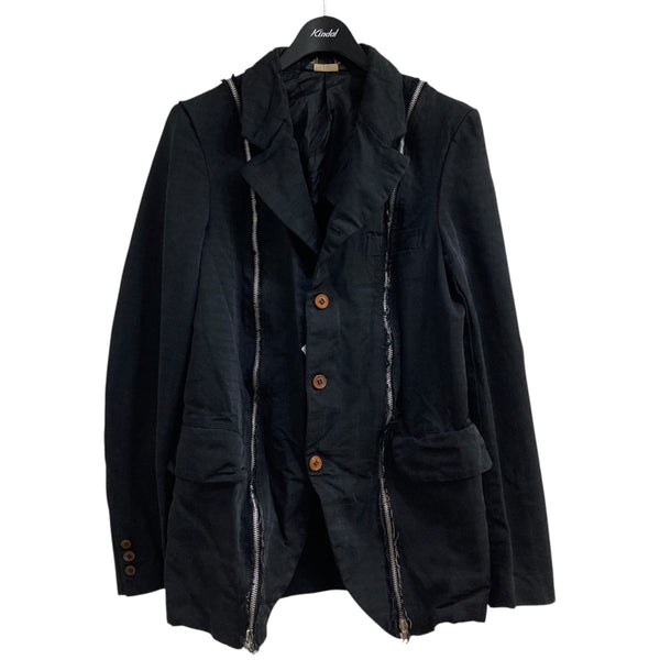 ブラックコムデギャルソン24AWジップデザインジャケットXL 1N-J005 8045001011497_1_grande.jpg?v=