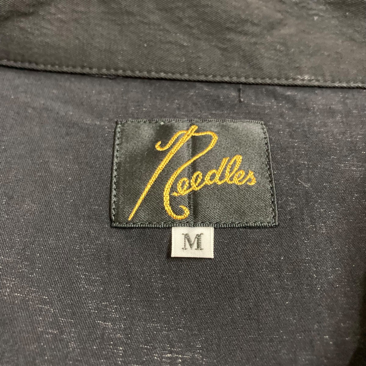Needles(ニードルス) 半袖シャツ KP339 ブラック サイズ M