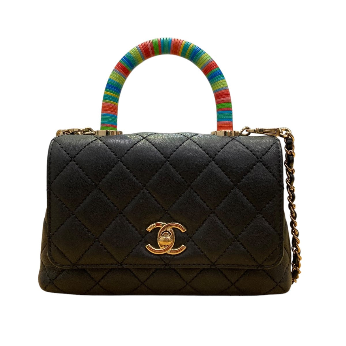 CHANEL(シャネル) ドローストリングバッグ 25048227 ゴールド