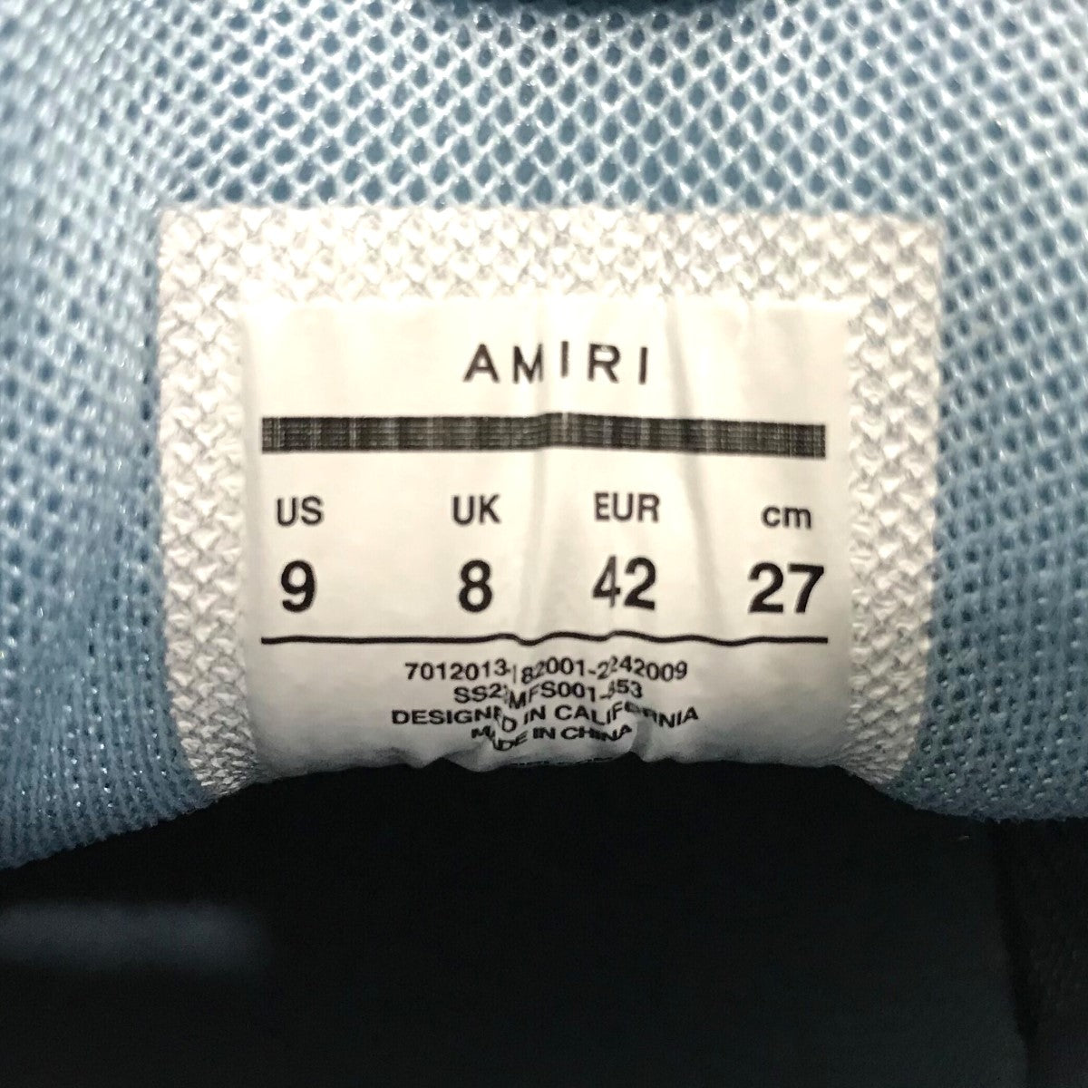 AMIRI(アミリ) ローカットスニーカー7012013 7012013 ホワイト