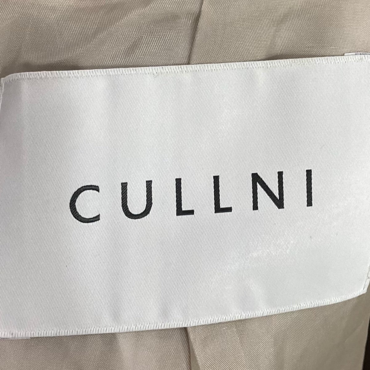 CULLNI 22-SS-019　テーラードジャケット CULLNI（クルニ）の「22-SS-019 テーラードジャケット