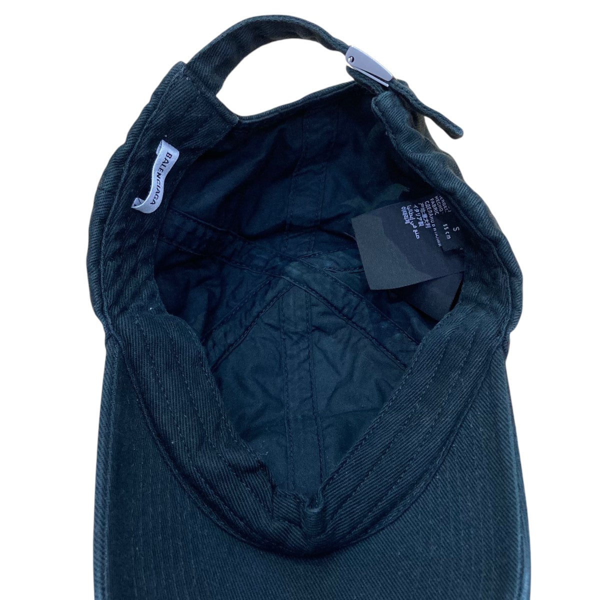 Balenciaga Cities Paris コットンドリル キャップ BALENCIAGA】CITIES PARIS パリ キャップ コットン ドリル