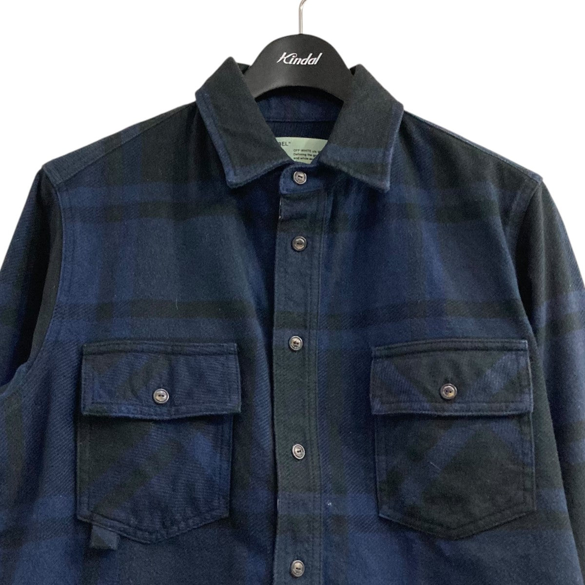 OFFWHITE(オフホワイト) バックバイアスチェックシャツ