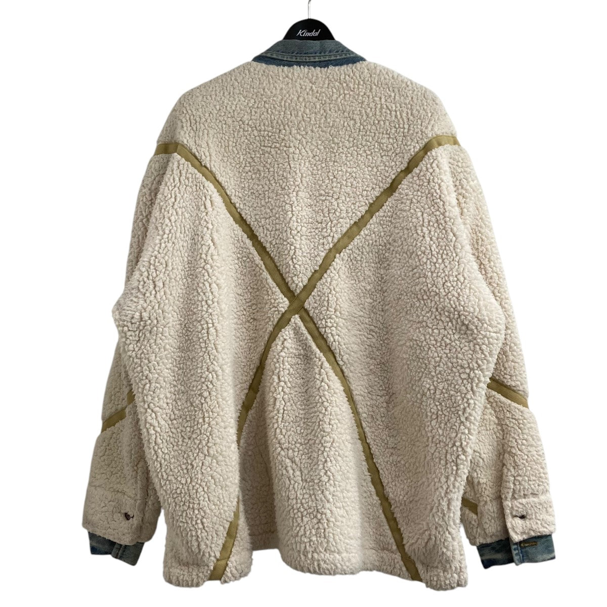 GREG LAUREN(グレッグローレン) ボアデニムジャケット