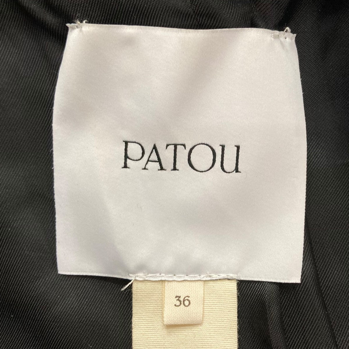 Patou 刺繍入りフェイクポニースキン ボックスジャケットJA0170069999B 古着・中古-8枚目のアイテム画像