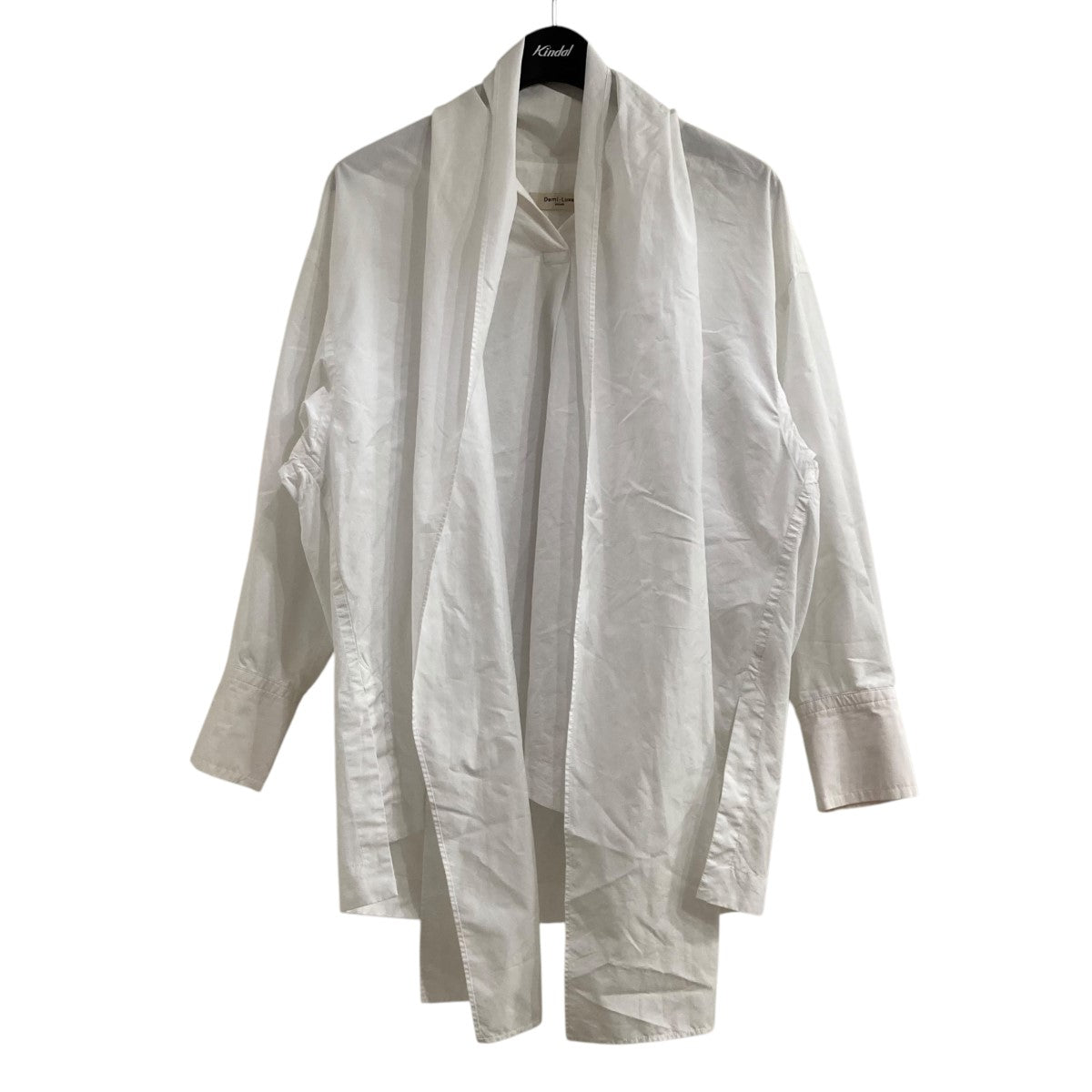 【値下げ】Demi-Luxe BEAMS ストールブラウス 64-11-0047-287 ホワイト サイズ：36 (EC) Demi-Luxe BEAMS(デミルクスビームス) ストールブラウス64-11