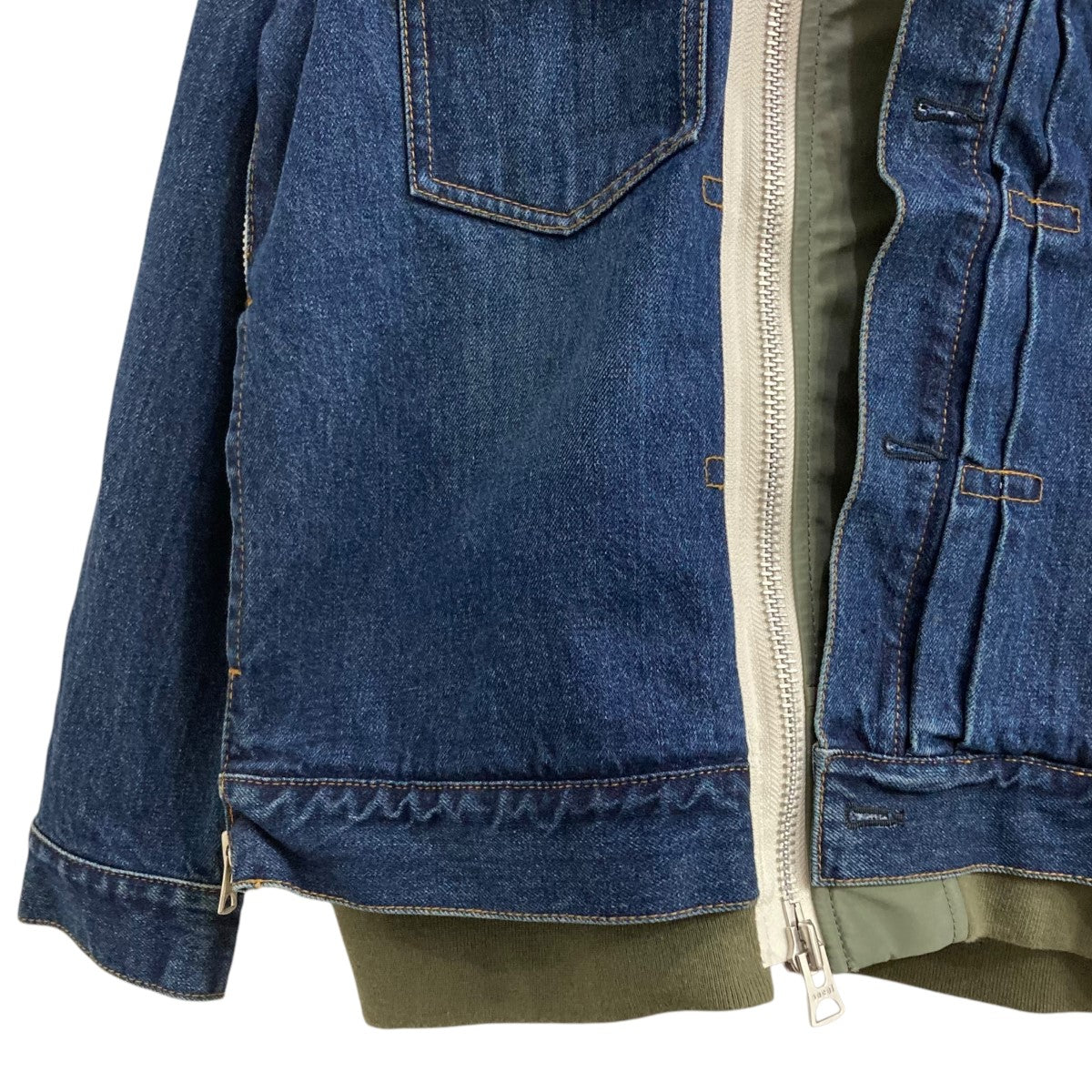 sacai(サカイ) 異素材ドッキングデニムジャケットSCM-205 SCM sacai(サカイ) 異素材ドッキングデニムジャケットSCM-205 SCM