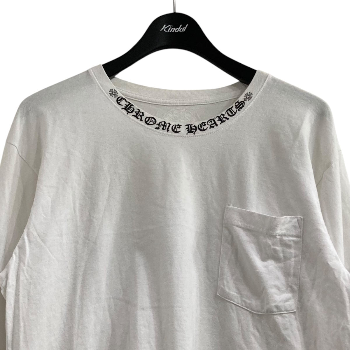 CHROME HEARTS(クロムハーツ) Neck Logo L／S Teeネックロゴ