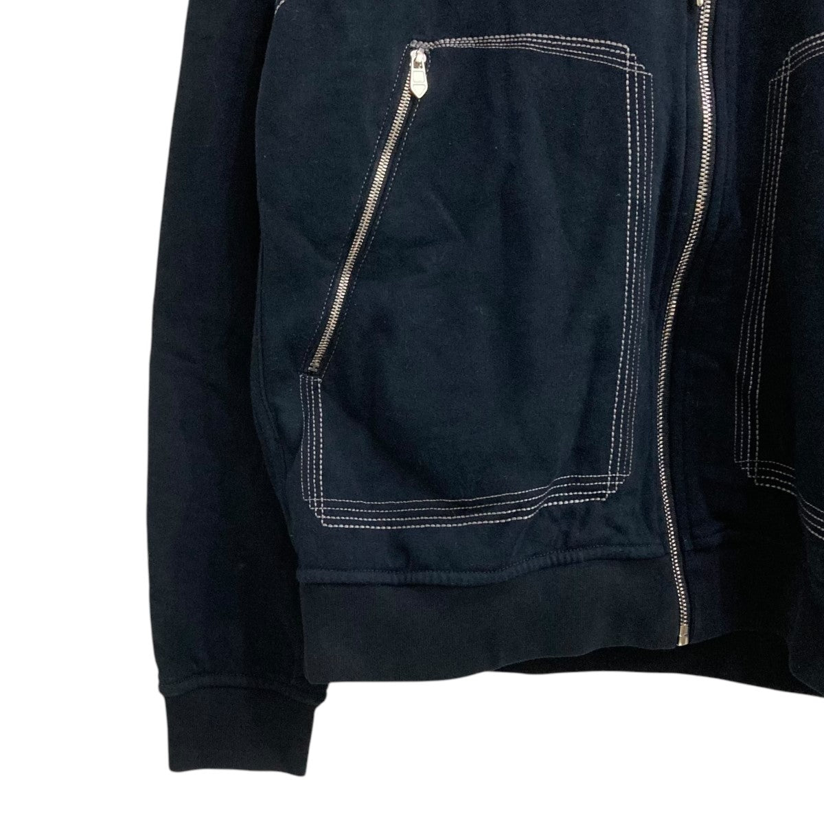 [HERMES]ネイビー ジップアップ パーカー HERMES(エルメス) ジップアップパーカー41-5739 41-5739