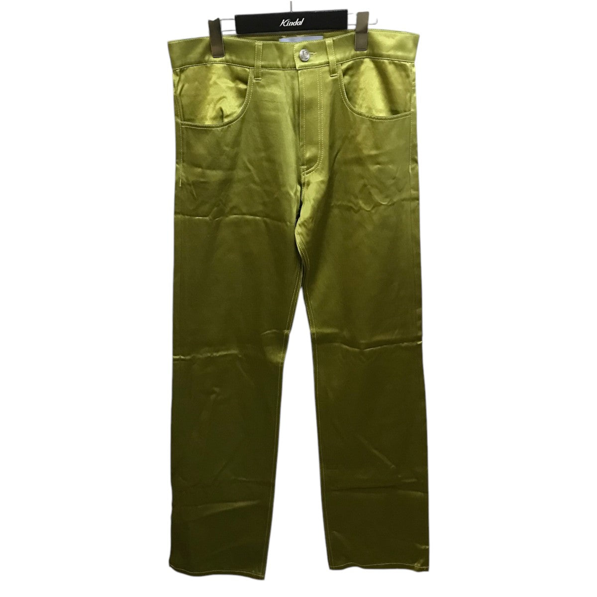 「BOOTCUT SATIN PANTS」フレアパンツ