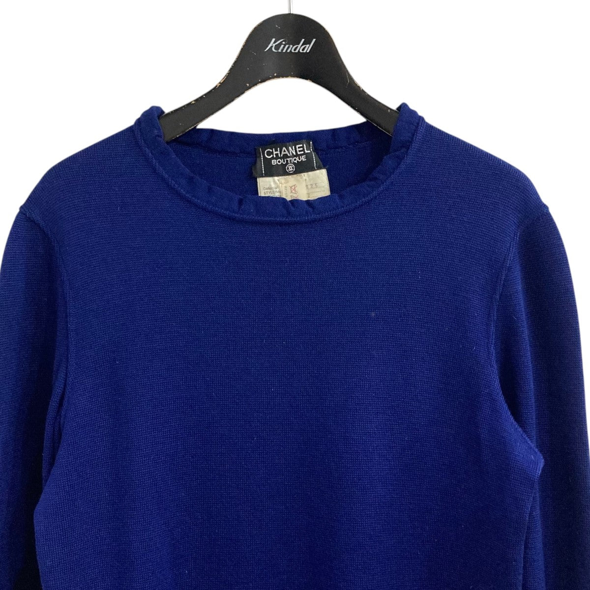 極美品　CHANEL ニットワンピース 中古・古着通販】CHANEL (シャネル) ニットワンピース グレー サイズ