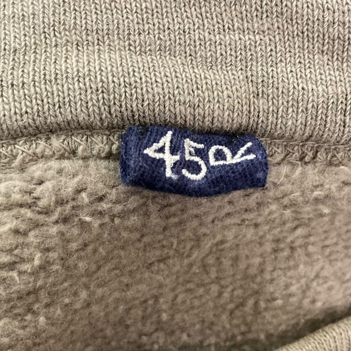 45R(フォーティファイブアール) 裏毛のドレス51150014 Cotton Fleece