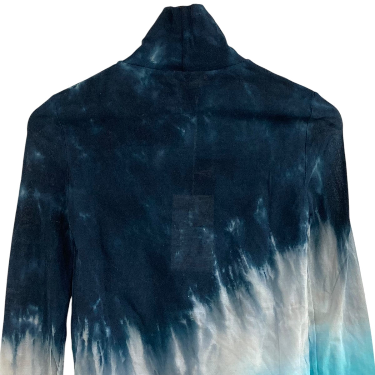カナコサカイ KANAKO SAKAI グラフィックシアートップ KS2301098 TIE DYE MESH TURTLENECK TOP ネイビー KANAKO SAKAI(カナコサカイ) グラフィックシアートップKS2301098