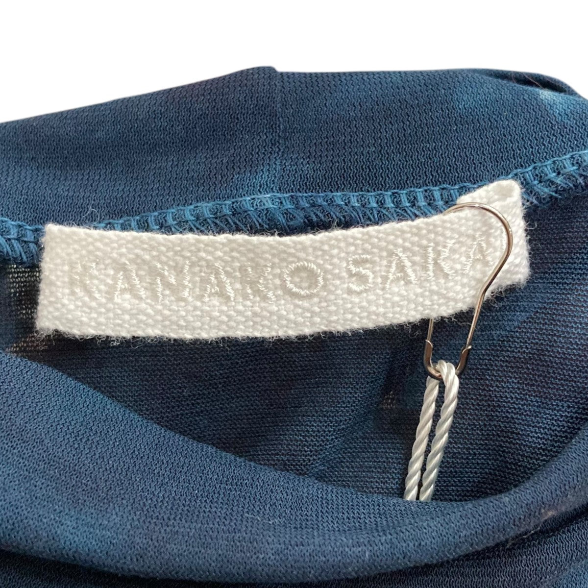 カナコサカイ KANAKO SAKAI グラフィックシアートップ KS2301098 TIE DYE MESH TURTLENECK TOP ネイビー KANAKO SAKAI(カナコサカイ) グラフィックシアートップKS2301098