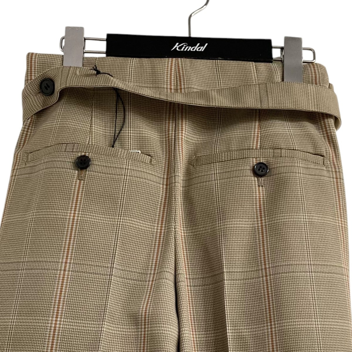 GURTWEIN スカートチェックパンツ2311-0906 古着・中古-4枚目のアイテム画像