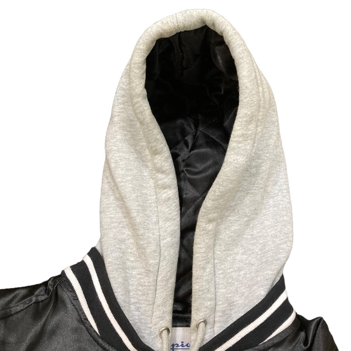 Supreme×Champion 18AWサテンジャケットHooded Satin Varsity