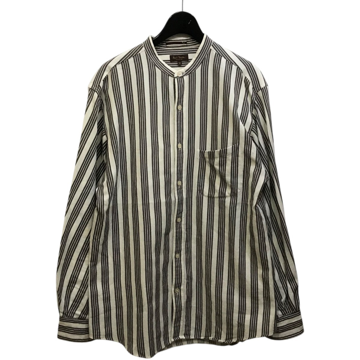 【古着】Paul Smith ポールスミス ストライプシャツ レディースL m□ポールスミス/Paul Smith ストライプ柄 長袖シャツ【40】青