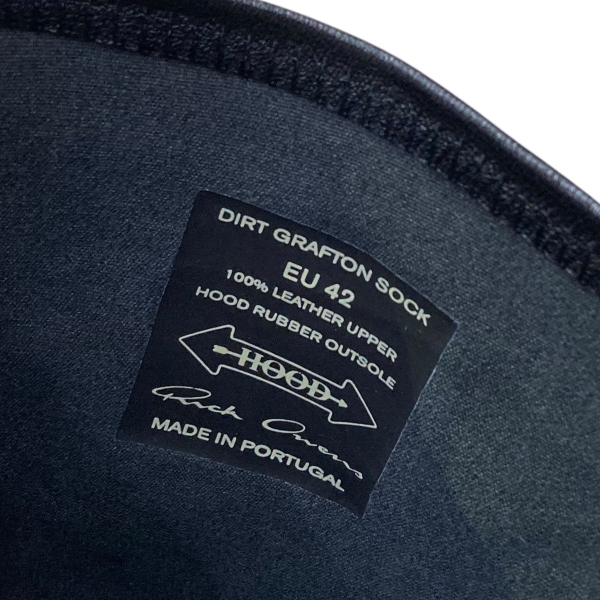 【値下げ】RICK OWENS リックオウエンス ハイソックス 靴下 ブラック RICK OWENS(リックオウエンス) 靴下・ソックス(メンズ) - 海外