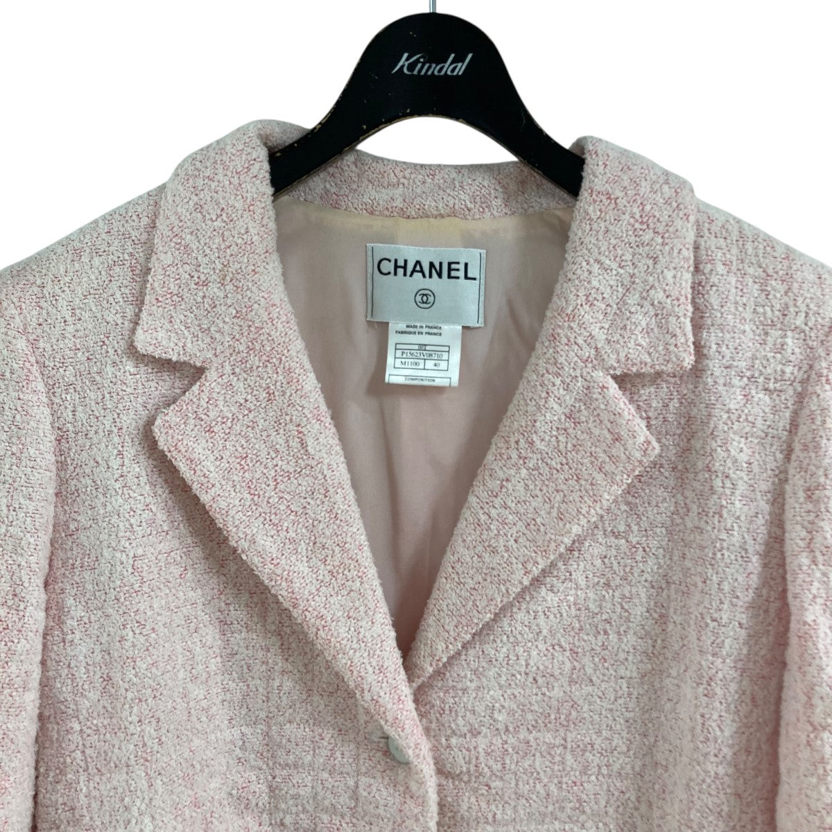 CHANEL シャネル ツイード ジャケット ヴィンテージ k_039 CHANEL ヴィンテージ シャネル ツイード ジャケット 黒 | 【Kio