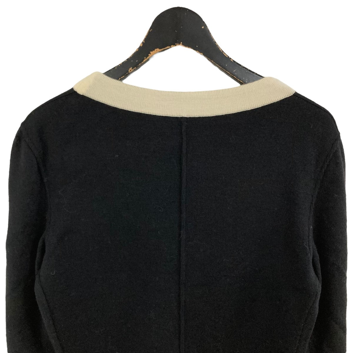 美品　シャネル　ニットワンピース　ノースリーブ　サイズ38 CHANEL - CHANEL シャネル ノースリーブ ニットワンピース サイズ38