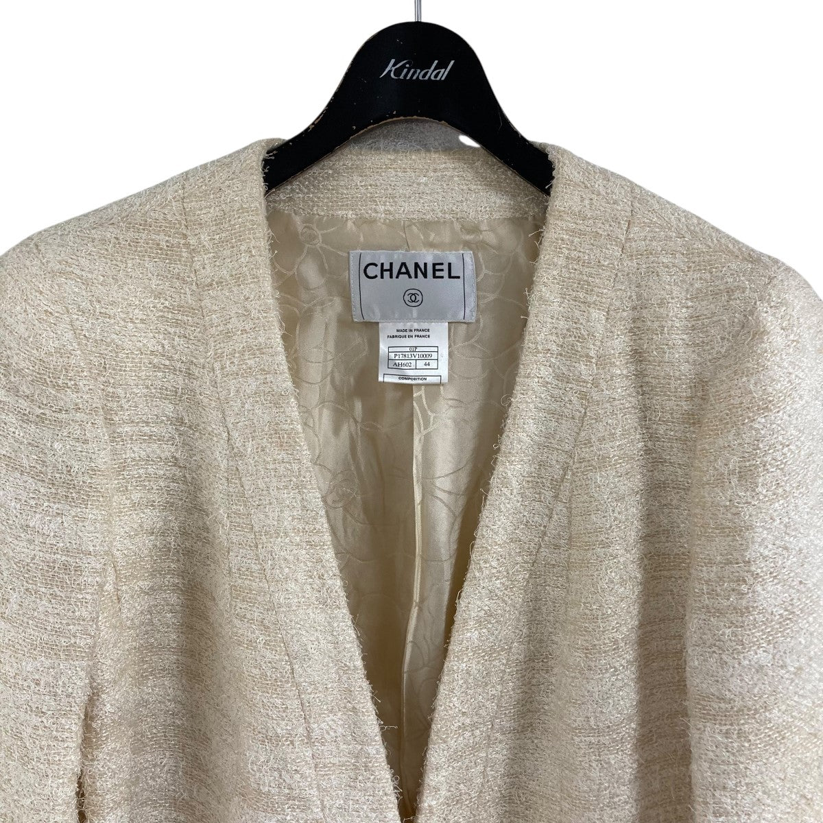CHANEL(シャネル) ツイードジャケット P17813V10009 アイボリー サイズ