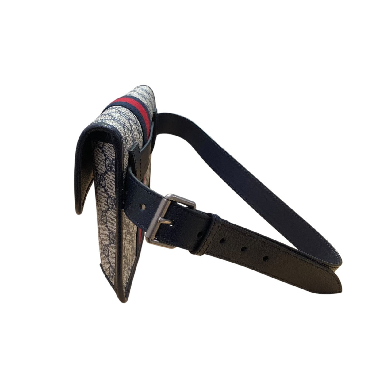 GUCCI(グッチ) GGスプリームベルトバッグ674081 674081 - ネイビー
