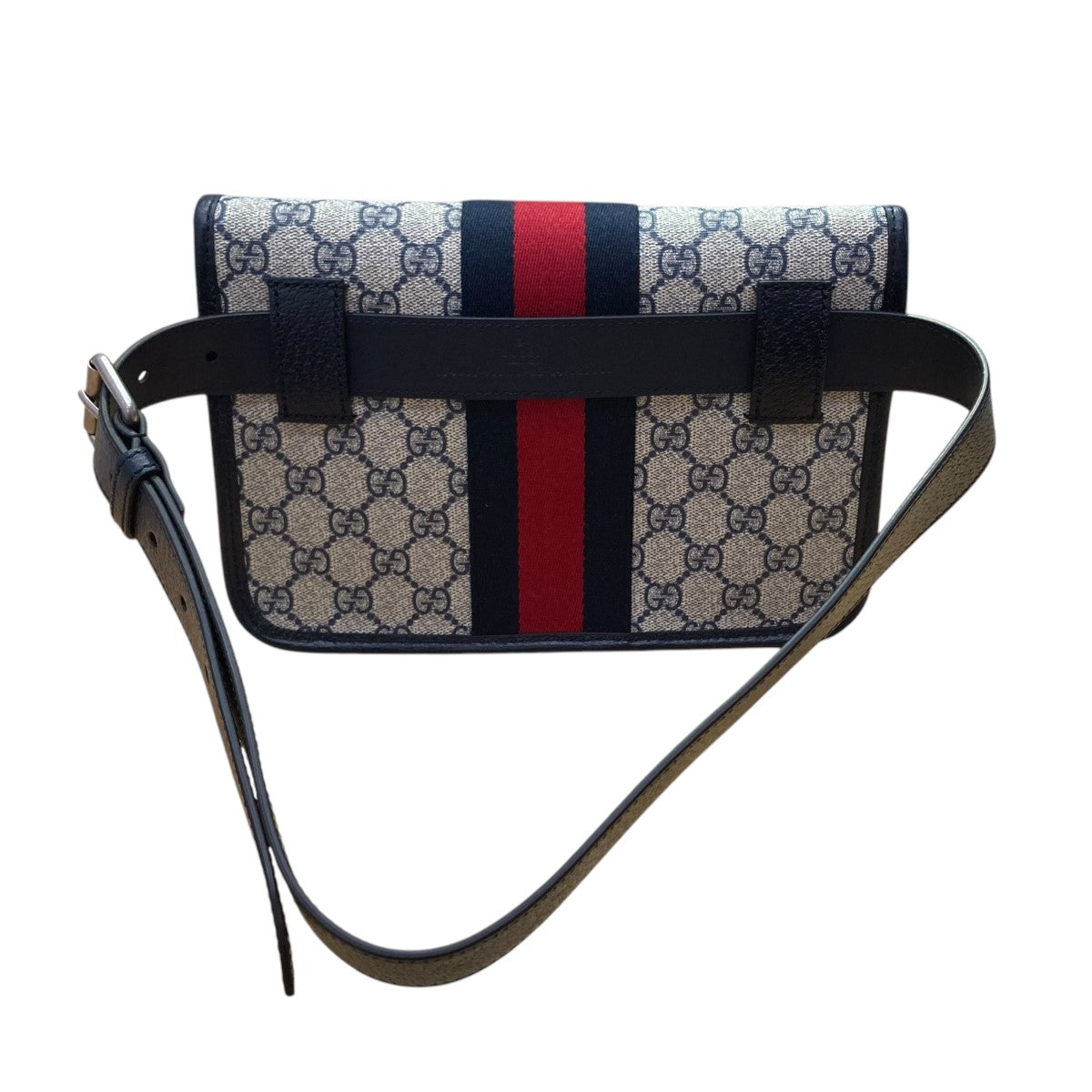 GUCCI(グッチ) GGスプリームベルトバッグ674081 674081 - ネイビー