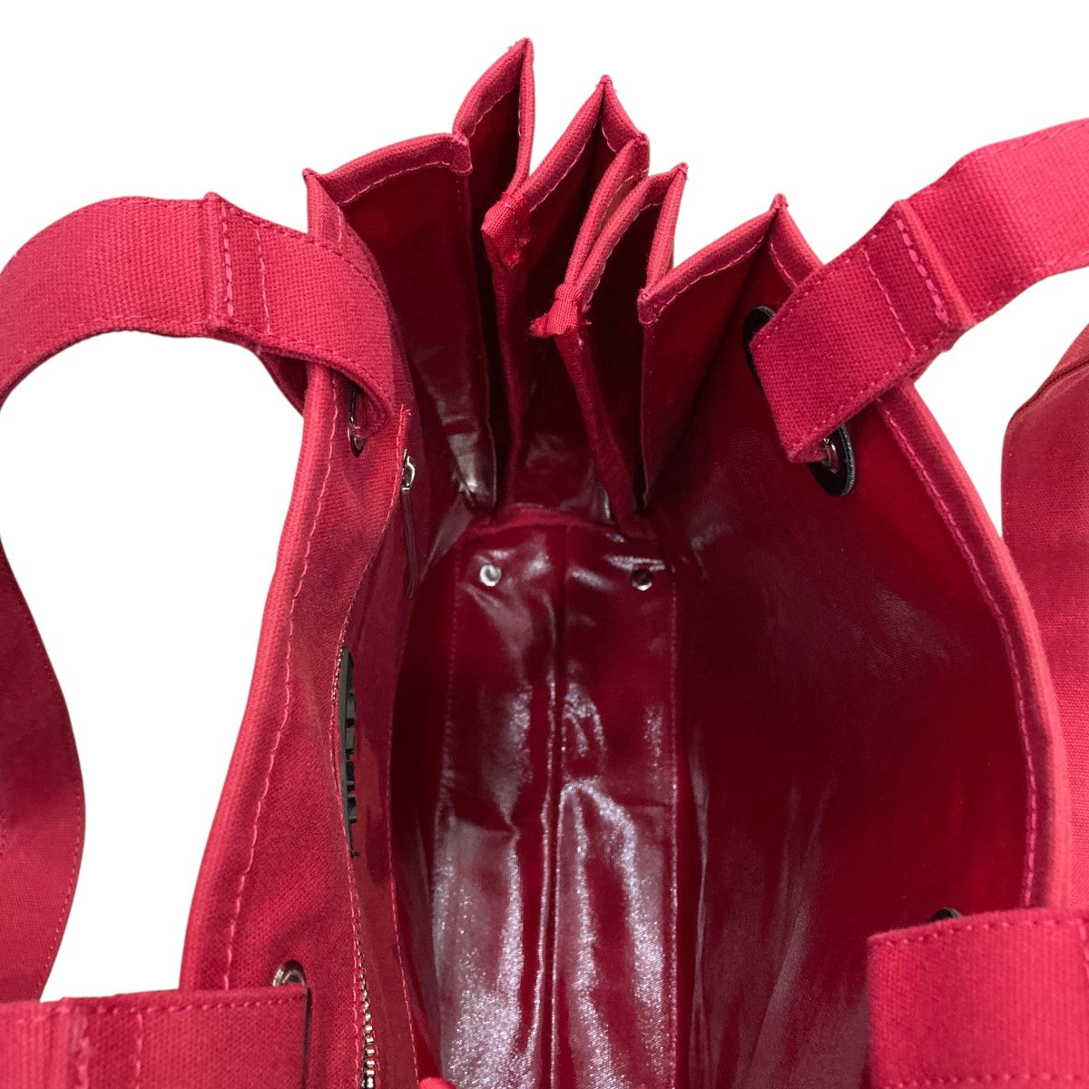 UN3D．(アンスリード) ｢origami pleats tote｣トートバッグ レッド