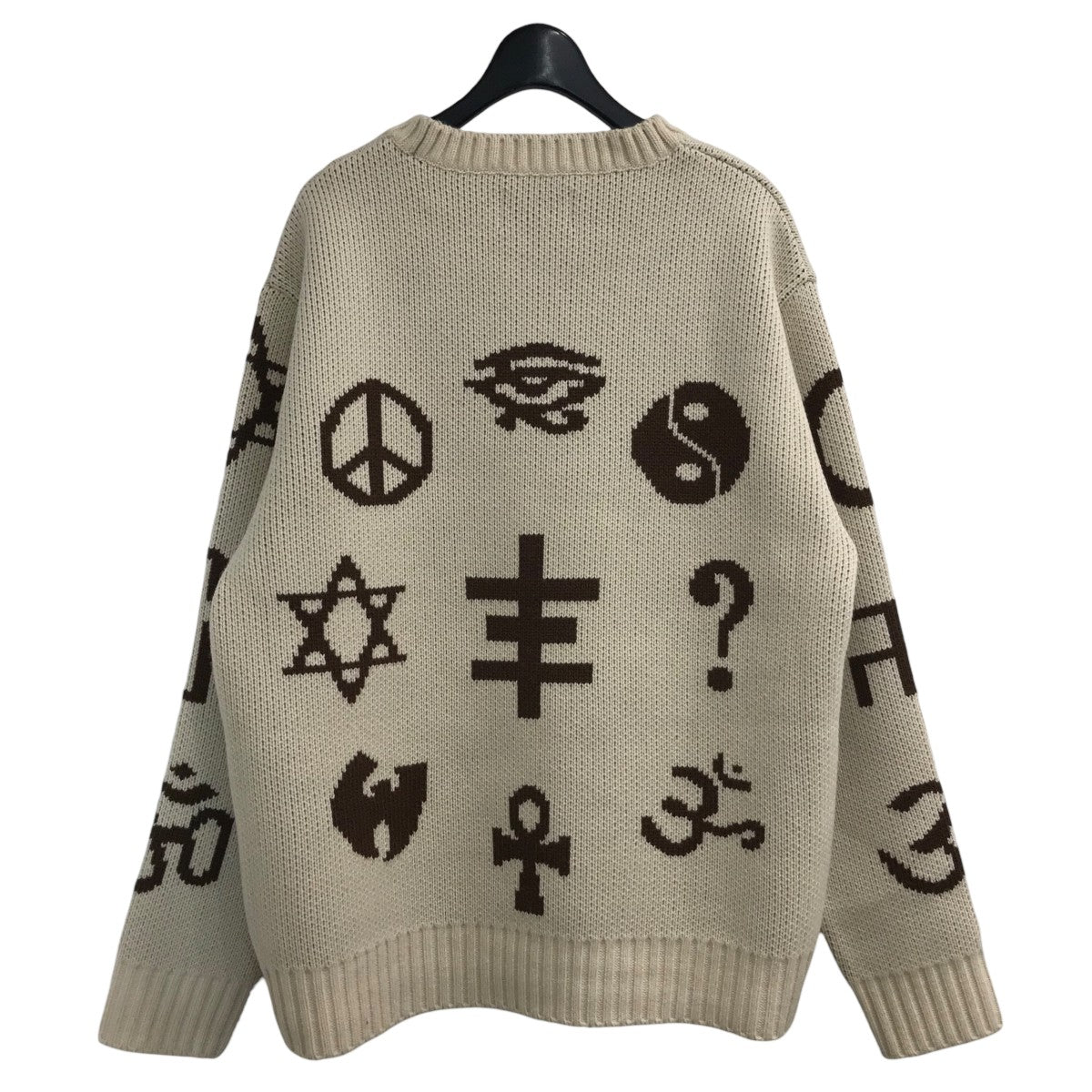 美品♡希少♡マークアンドロナ♡ニット♡カシミア♡ブラック♡スカル♡Vネック♡M 美品 M マークアンドロナ ニット カシミア セーター スカル