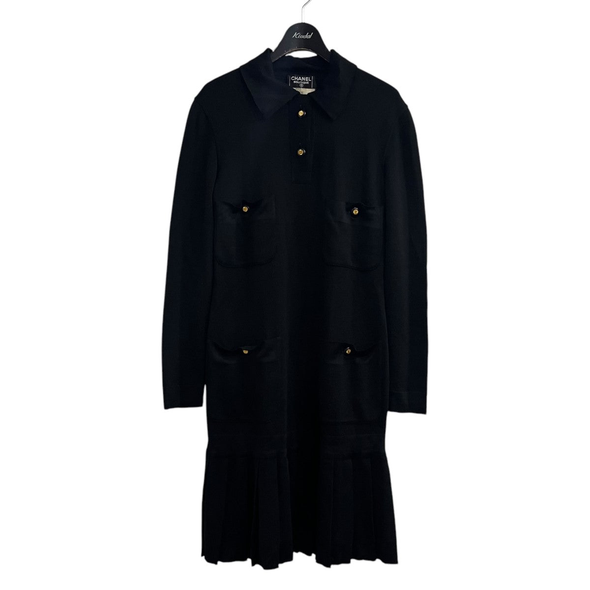 CHANEL(シャネル) ワンピース ブラック サイズ 38｜【公式