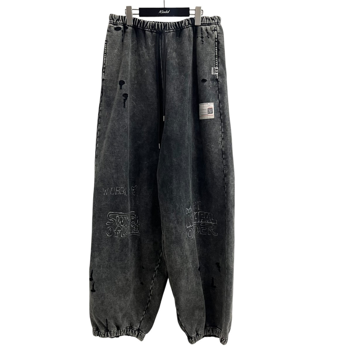 休日に Maison Mihara Yasuhiro ブリーチ スウェット パンツ Maison MIHARA YASUHIRO(メゾンミハラヤスヒロ) Bleached Pants