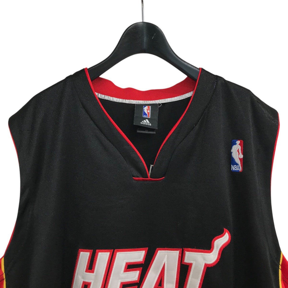 adidas×NBA ゲームタンクトップ7995A 7995A ブラック×レッド