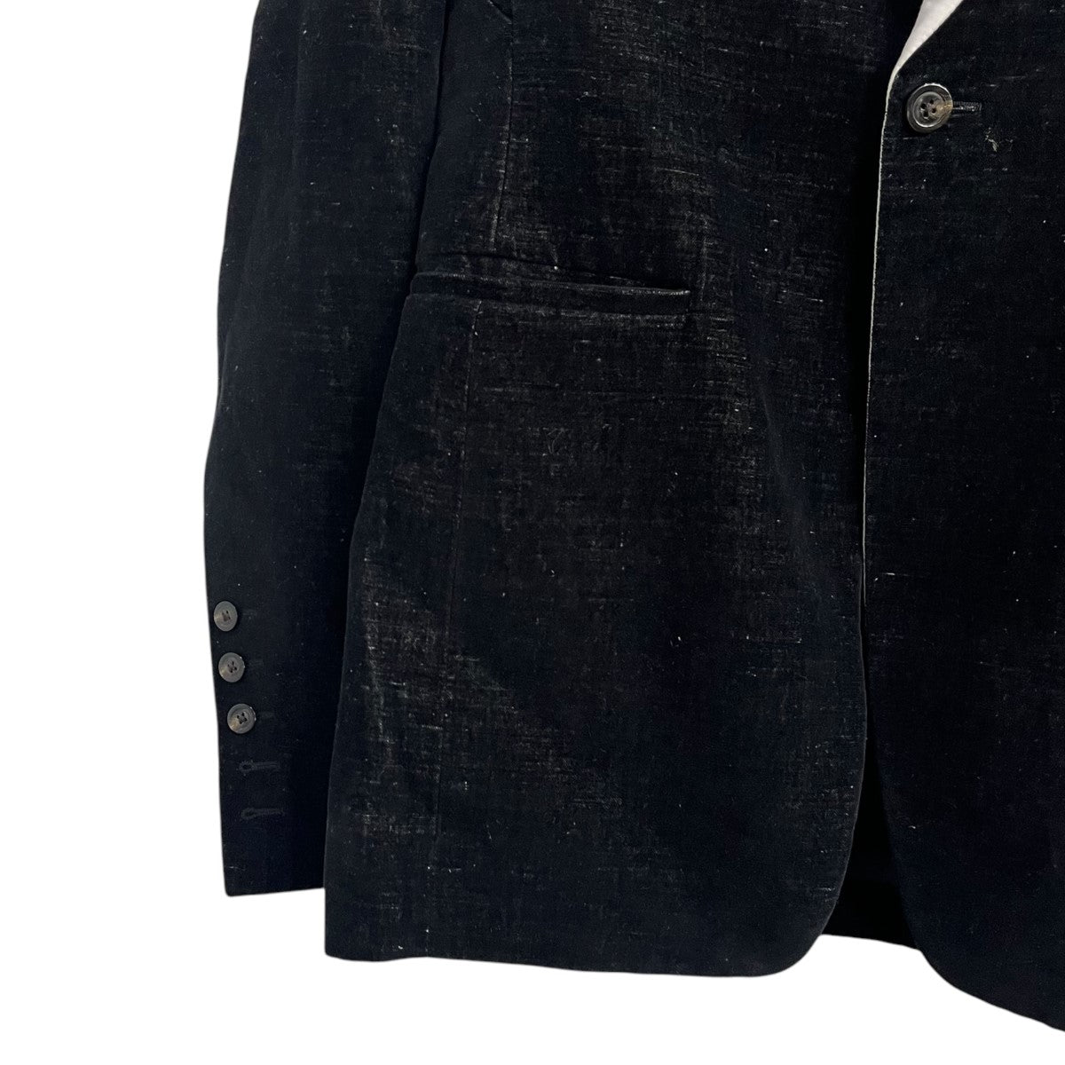 RICK OWENS ベロアジャケットRU19F4738-VMSC 古着・中古-5枚目のアイテム画像