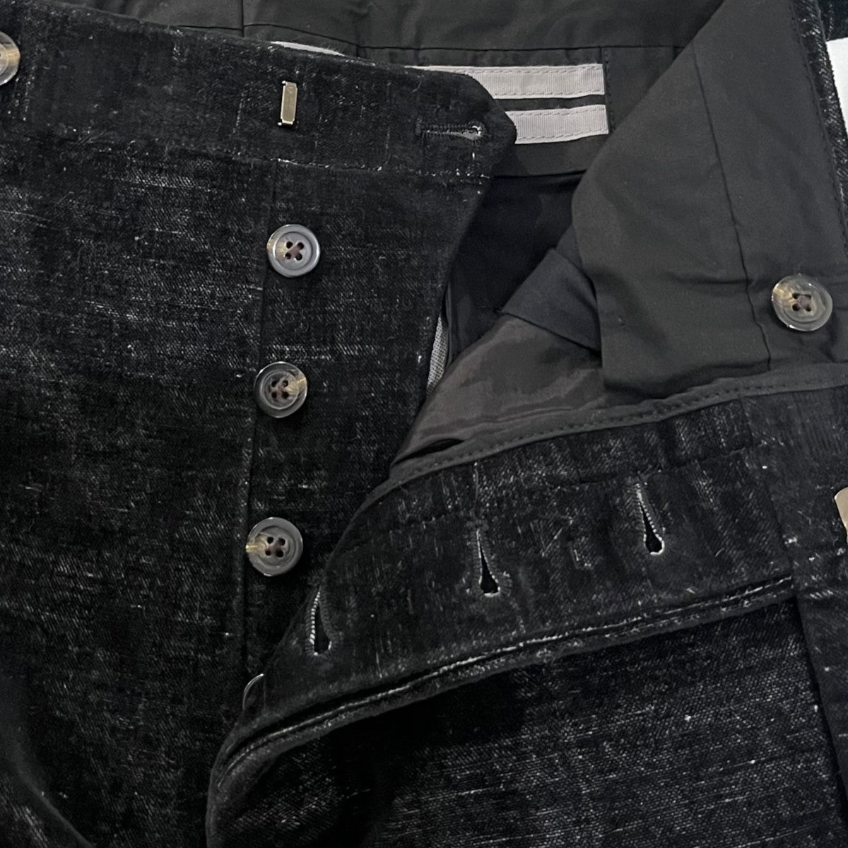 RICK OWENS(リックオウエンス) ベロアパンツRU19F4372-VMSC RU19F4372