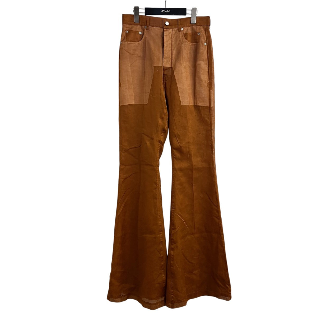 関税送料込★RICK OWENS ボランブーツカット Rick Owens Bolan ハイウエスト ブーツカットジーンズ