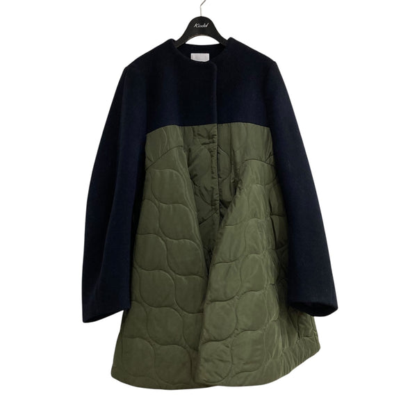 OMMO(オーエムエムオー) QUILTING DOCKING WOOL CTキルティング切替