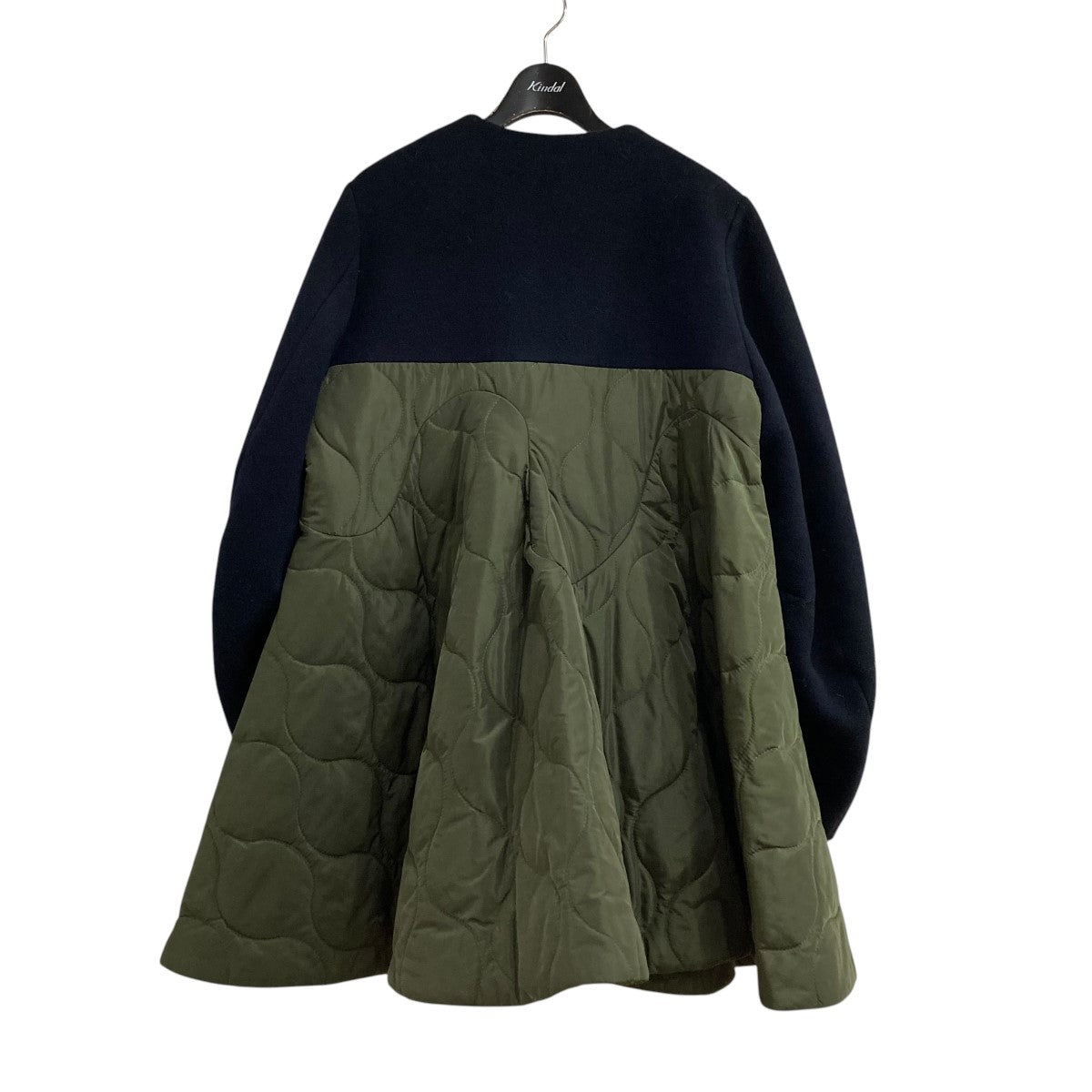 OMMO(オーエムエムオー) QUILTING DOCKING WOOL CTキルティング切替