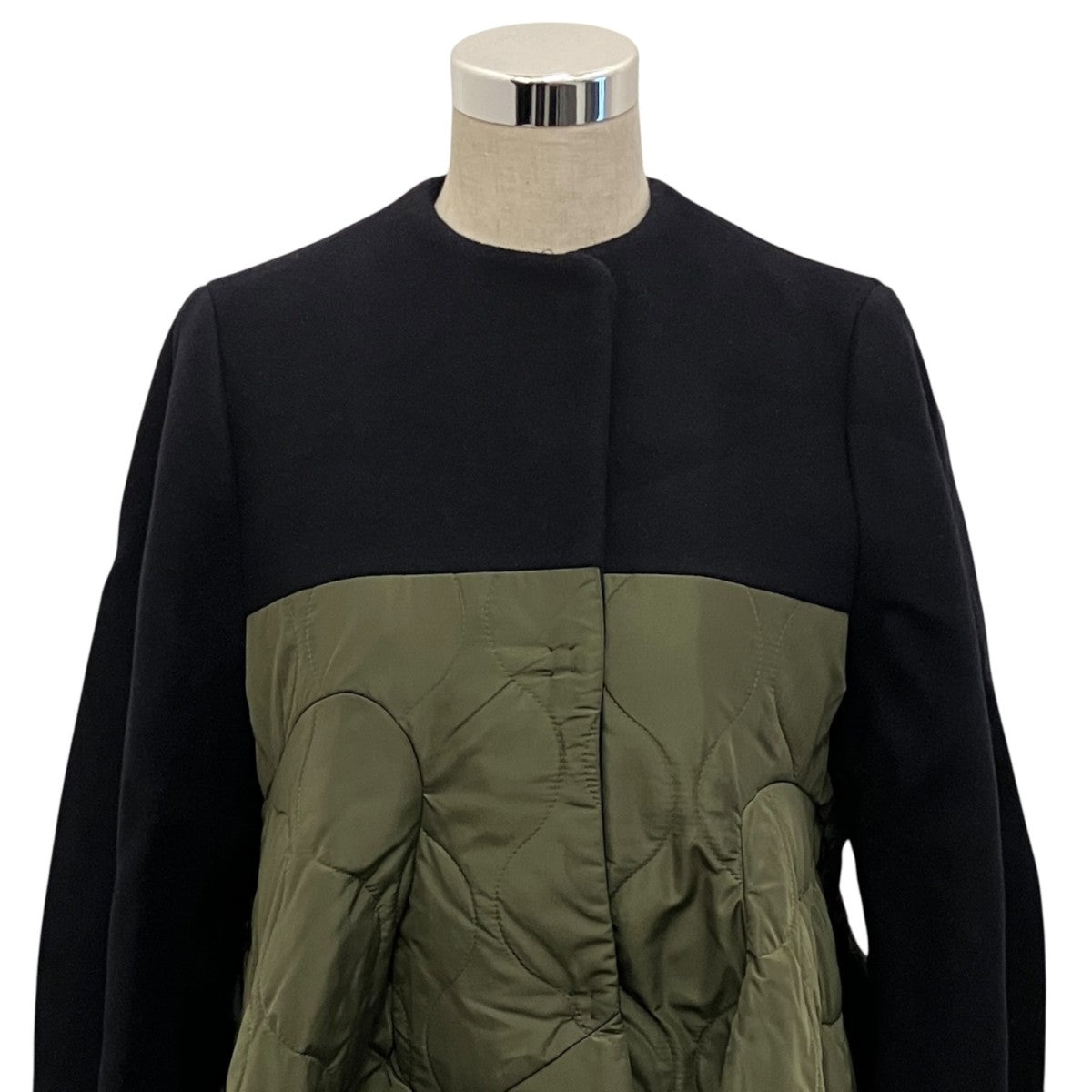 OMMO 【QUILTING DOCKING WOOL CT】キルティング切替コート882340000401 古着・中古-3枚目のアイテム画像
