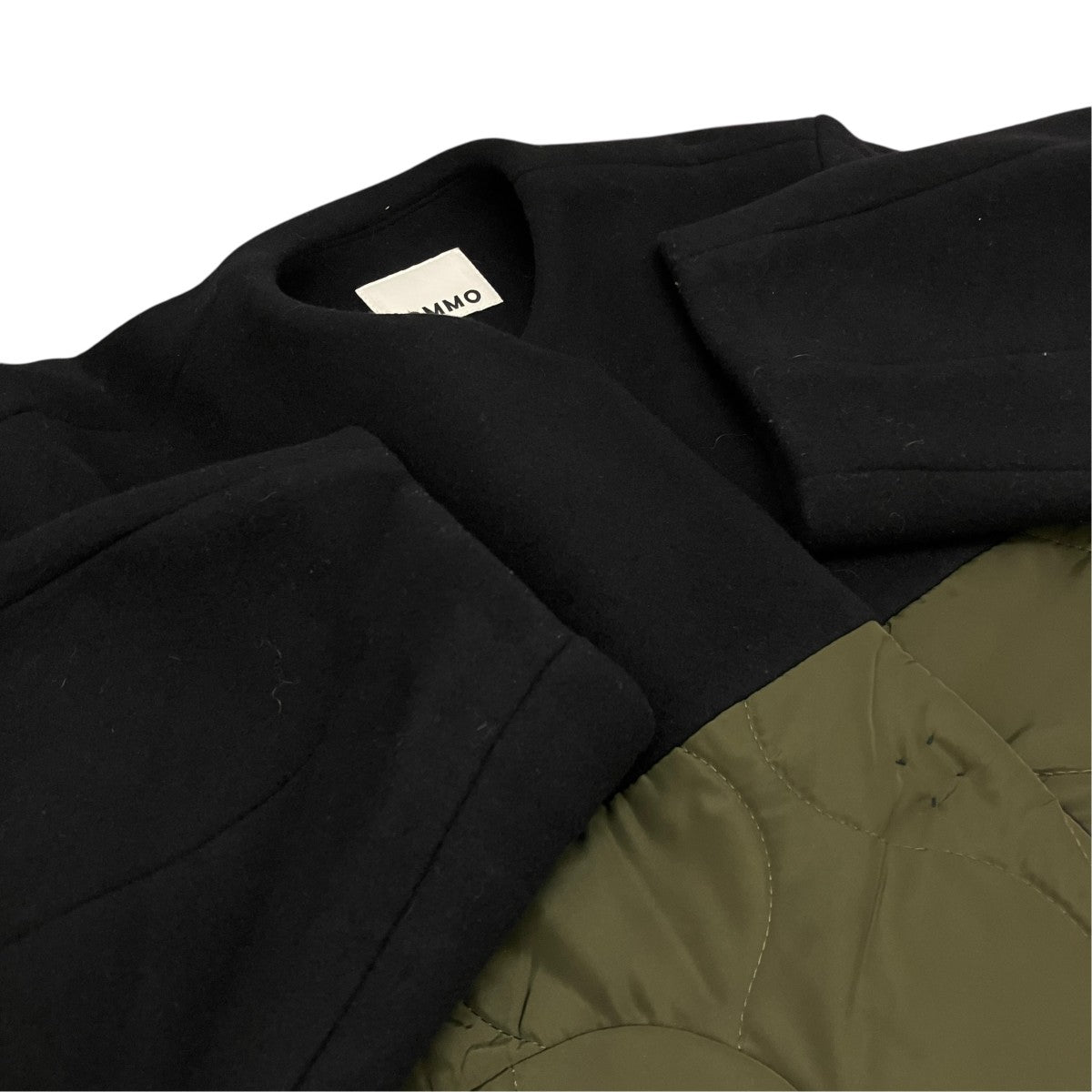 OMMO 【QUILTING DOCKING WOOL CT】キルティング切替コート882340000401 古着・中古-7枚目のアイテム画像