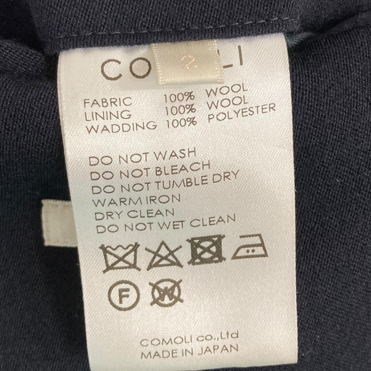 コモリ COMOLI ダッフルコート 2 COMOLI(コモリ) 24AWカシミヤダッフルコートA03-04008 A03-04008