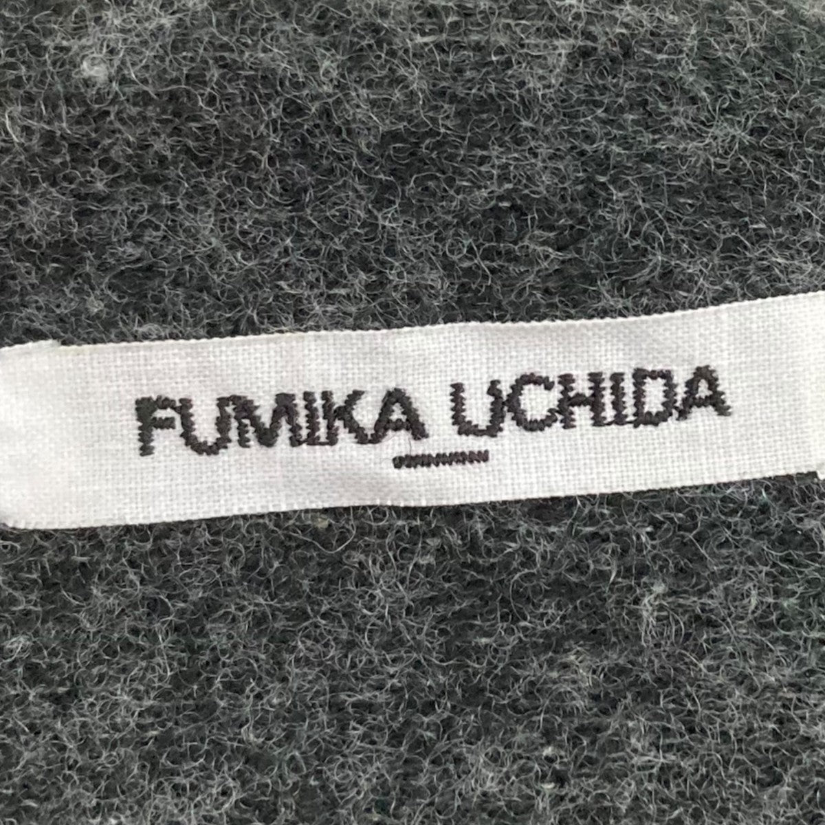 FUMIKA UCHIDA(フミカウチダ) ジップデザインモックネックニット