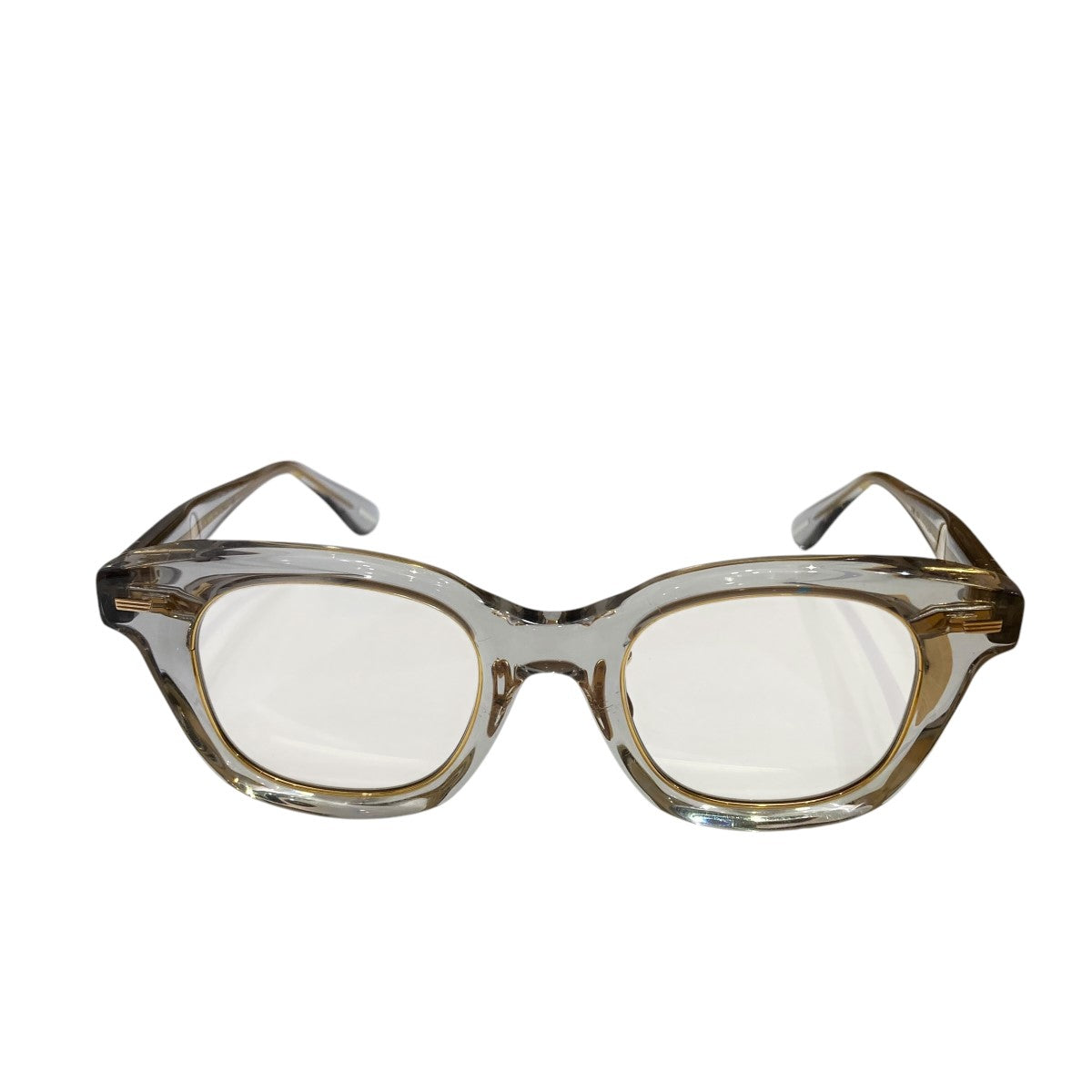 YUICHI TOYAMA 5 DIABLO眼鏡 クリア×ゴールド｜【公式】カインド