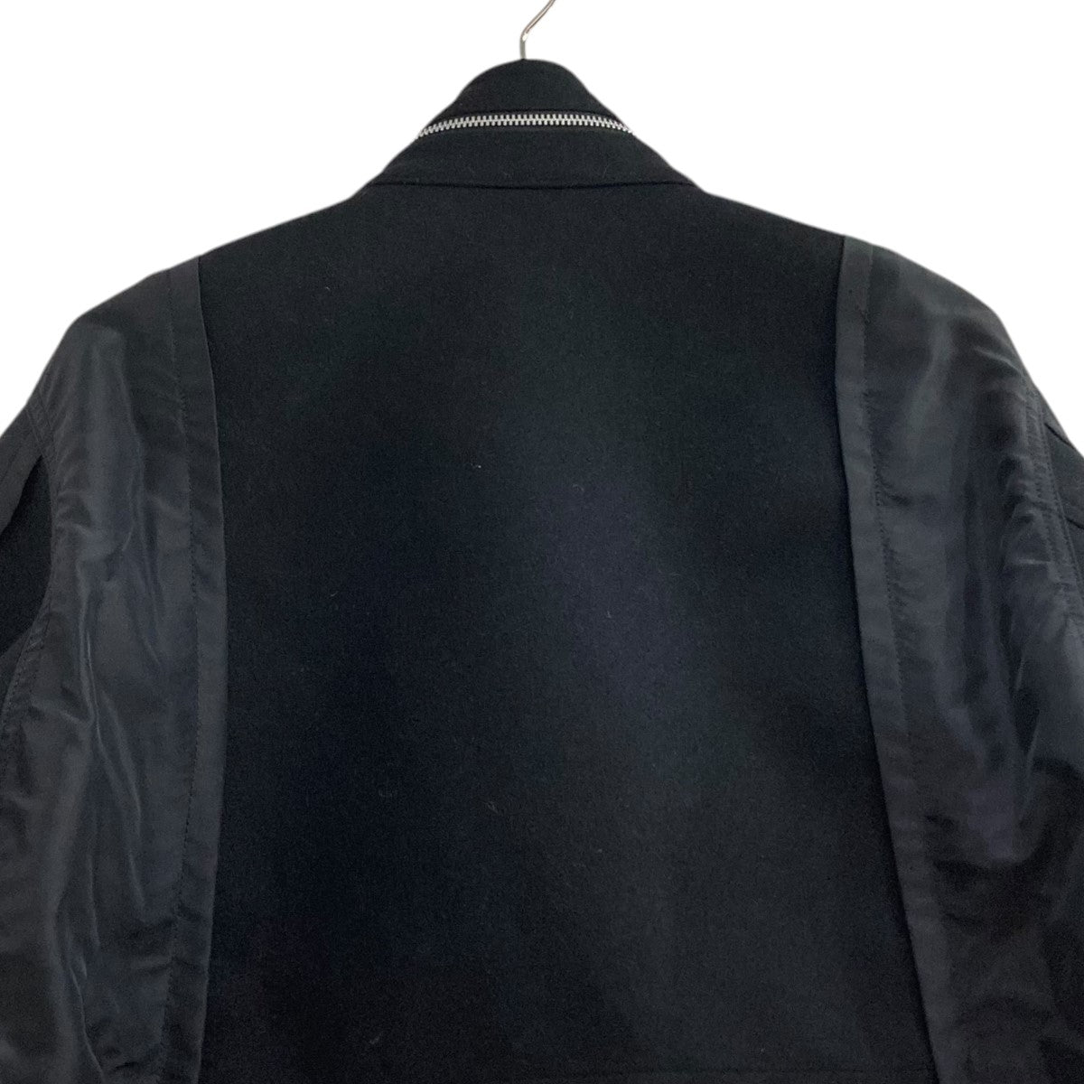 sacai(サカイ) Wool Melton Nylon Twill Blousonツイルブルゾン